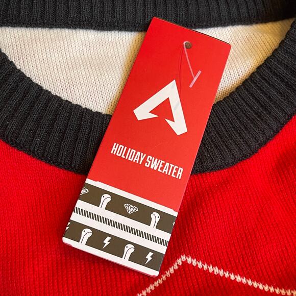 Apex Legends Limited Edition Ugly Christmas Sweater Size Medium NWT - Picture 3 of 4
